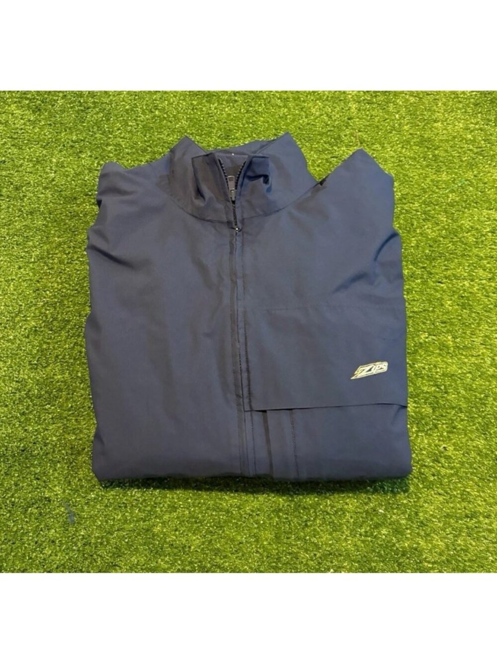 Vintage Akron Zips jacket mens large blue zero restriction gore tex full zip